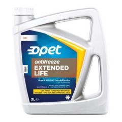 Opet Extended Life Kırmızı Antifriz 3lt